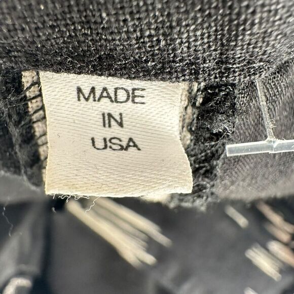 Derek Lam 10 Crosby Linen Shorts Size 4 Black Patterned Bohemian Classic Cuffed - Picture 5 of 6